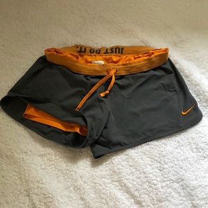 Orange/Gray Nike Shorts